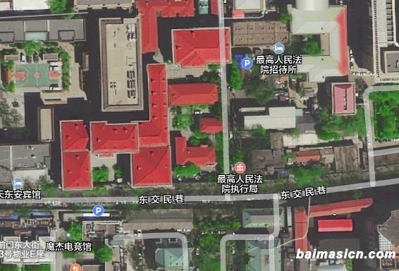 东交民巷卫星地图
